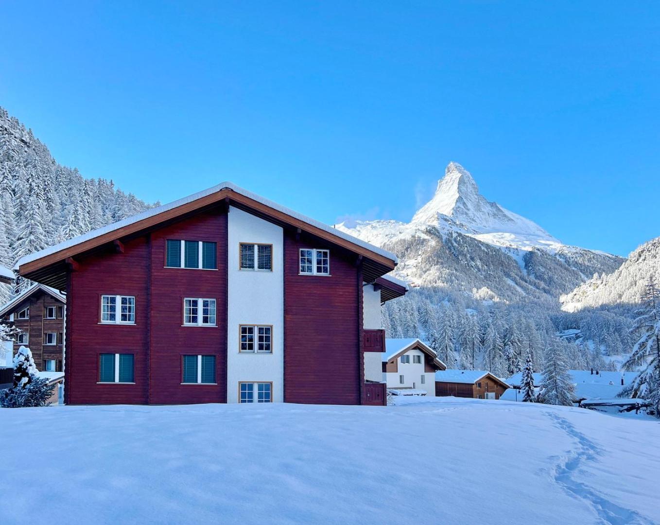 Ferienwohnung Haus Vira Zermatt Exterior foto